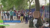 Venezolanos viven en improvisados cambuches cerca de la terminal de Barranquilla