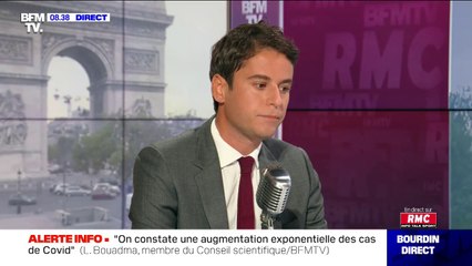 Gabriel Attal sur les tests rapides: "Il faut s'assurer qu'ils fonctionnent, qu'il n'y a pas de faux négatif"