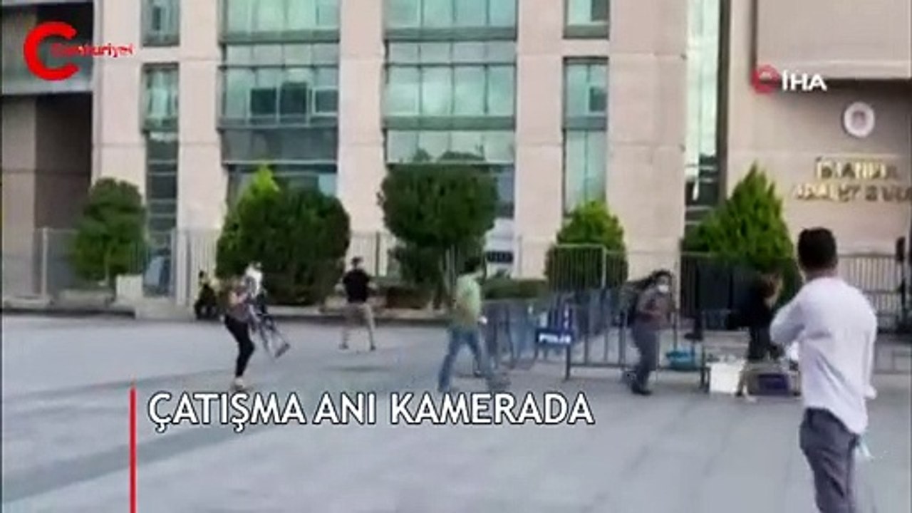 Çağlayan Adliyesi önündeki çatışma anının görüntüleri ortaya çıktı