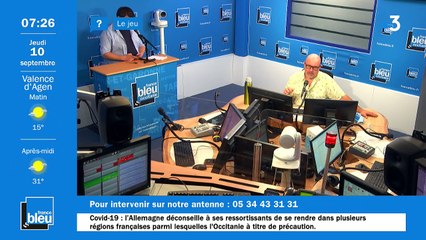 La matinale de France Bleu Occitanie du 10/09/2020