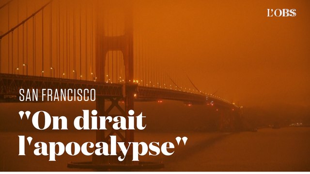 San Francisco plongée sous un ciel orange à cause des incendies historiques en Californie