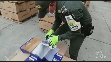 Decomisan cargamento en Cali y Bogota