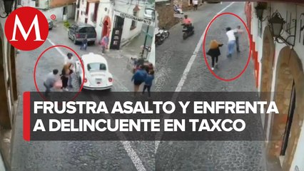 Tras intentar robar bolso, hombre detiene y golpea al presunto ladrón