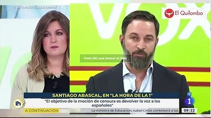 Abascal destroza a una esbirra de Escolar que le preguntó si con Franco se vivía mejor
