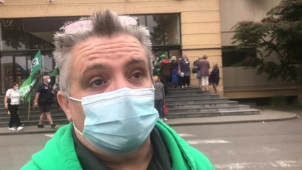 Le personnel des consultations d'Epicura revendique de meilleures conditions de travail (Éric Caudron)