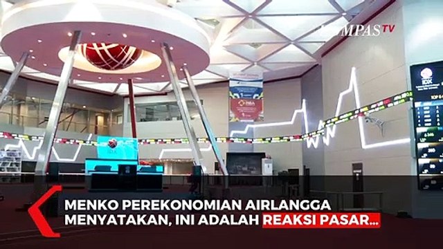 IHSG Anjlok Drastis, Airlangga Hartarto: Karena Pengumuman PSBB DKI Mendadak
