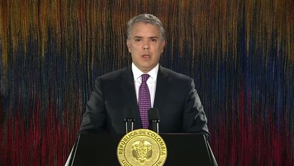 Presidente Duque invita a "conversación nacional" tras el segundo día de marchas