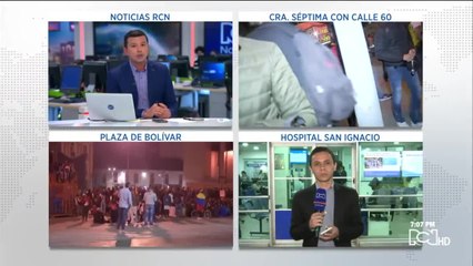 Joven resulta gravemente herido durante cacerolazo en Bogotá