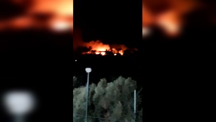 Declarado un nuevo incendio en el campamento de refugiados griego de Moria
