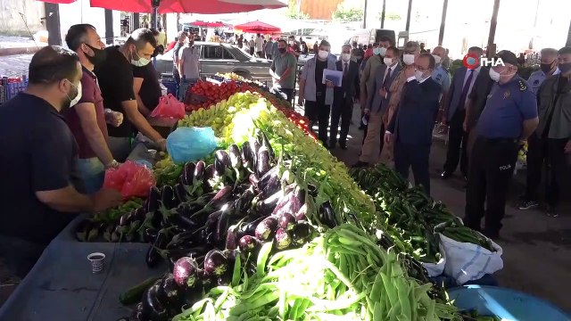 Vali Yırık denetimde uyardı, izole haldeyken dışarı çıkanlar yurda yerleştirilecek