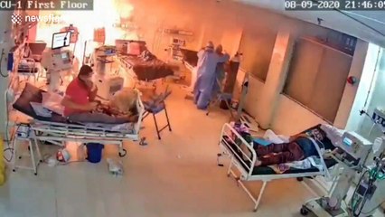 Doctors scramble as ventilator blast floods COVID-19 ward with smoke in India