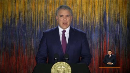 “Al tiempo que reconocemos el valor de la protesta pacífica también garantizaremos el orden”: Duque