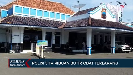 Polisi Sita Ribuan Butir Obat Terlarang