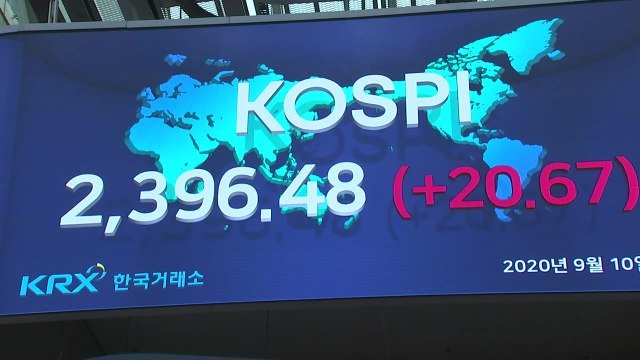 코스피 0.87% 상승 마감...2,400선 육박 / YTN