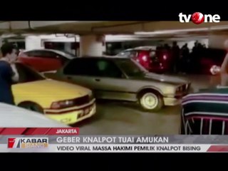 Geber Knalpot Mobil, Pengemudi Dihakimi Massa