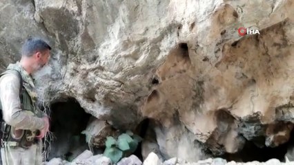 Kayalıklara sıkışan köpeği nöbetteki korucular kurtardı