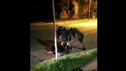 Brutal agresión de la policía colombiana contra un civil que terminó en tragedia