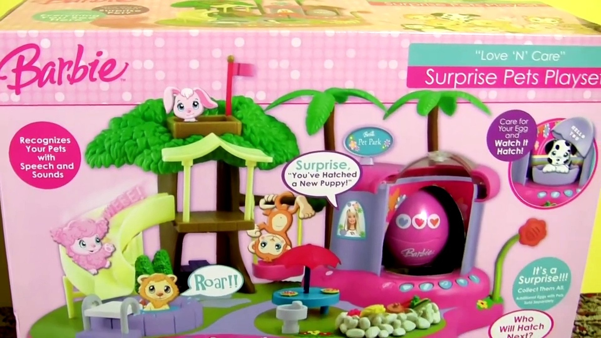 Barbie surprise pup sales doll & pets