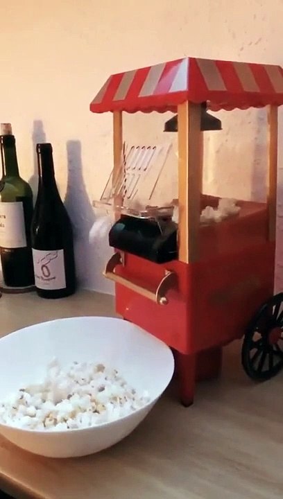 Machine à Pop-Corn Gadgy en fonctionnement