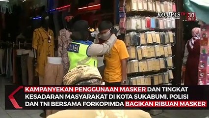 Warga Tidak Gunakan Masker Diberikan Doa Terlebih Dahulu