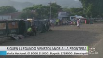 Venezolanos siguen esperando en la frontera para regresar a su país