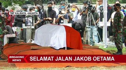 Prosesi Pemakaman Jakob Oetama di Taman Makam Pahlawan Kalibata