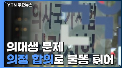 의대생 문제, 의정 합의로 불똥..."추가 시험" vs "합의 내용 아니야" / YTN