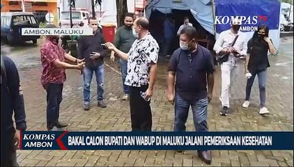 Bakal Calon Bupati Dan Wabup Di Maluku Jalani Pemeriksaan Kesehatan