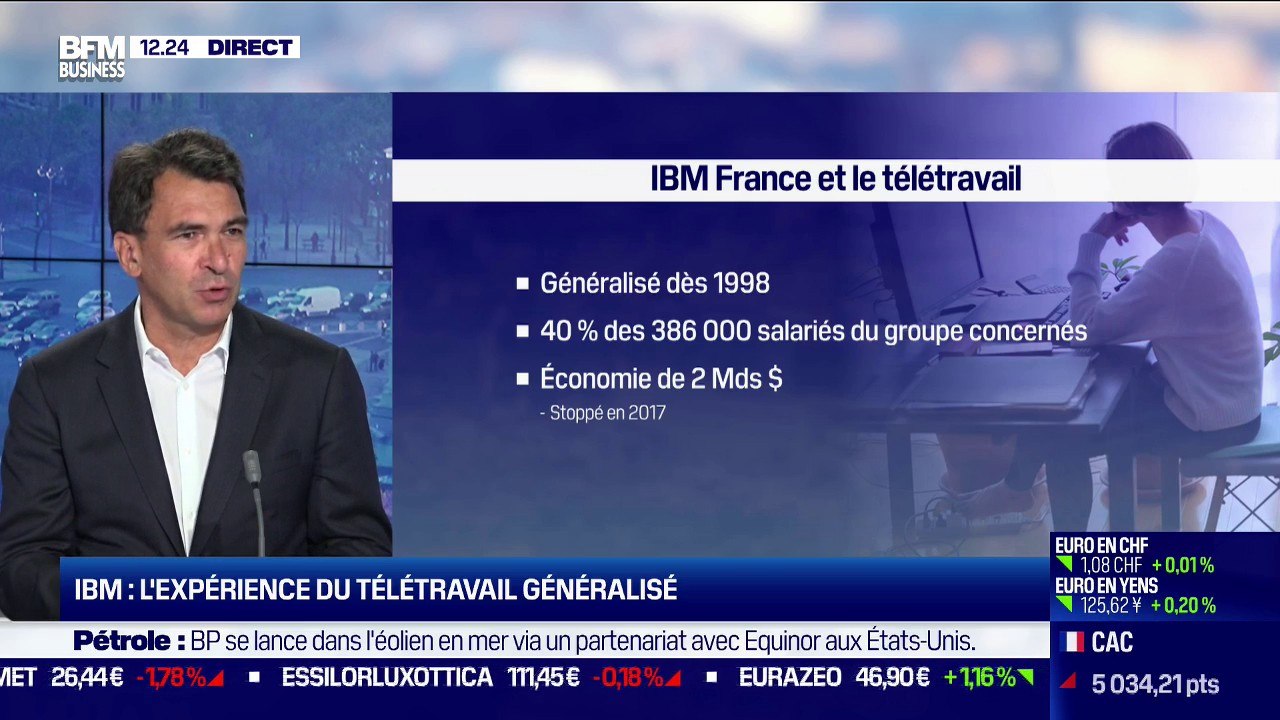 Chez IBM, l'expérience du télétravail se généra...