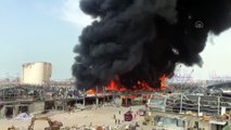 Beyrut Limanı'nda yangın