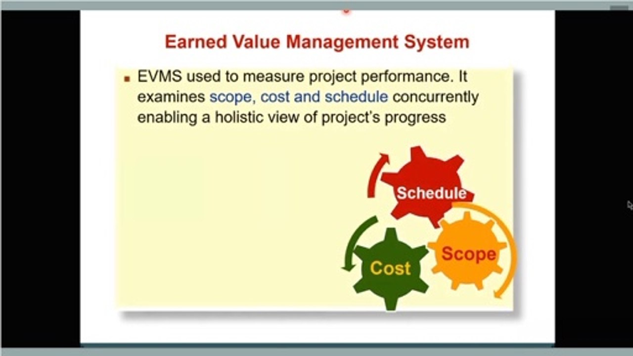 Earned Value Management  (EVM-part1)