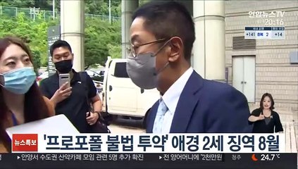 '프로포폴 불법 투약' 애경 2세 1심 징역 8월