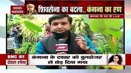 Sanjay Raut speaks to Media after BMC demolition acts