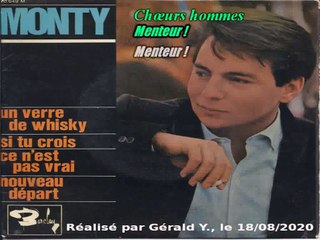 Monty_Ce n'est pas vrai (Dean & Jean_Hey Jean, hey Dean)(1964)karaoke