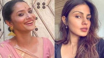 Rhea के सुशांत की विधवा वाले comment पर आया Ankita Lokhande का पहला reaction | FilmiBeat