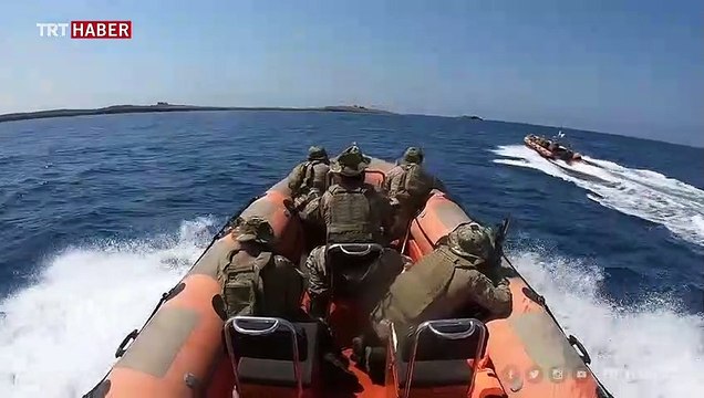 SAT-SAS komandoları Akdeniz Fırtınası estirdi