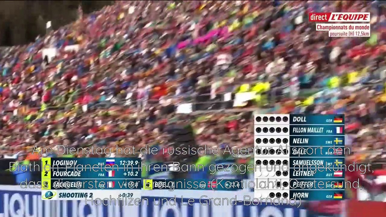 IBU gibt Zeitplan Ende September bekannt