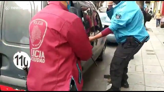 Argentine police rescue 4-year-old boy left in locked car by parents