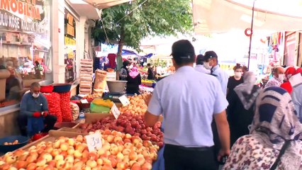 Zabıta ekibi eline megafonu alıp böyle uyardı