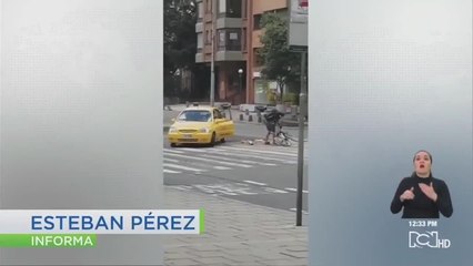“Fue un ataque de ira, le pido que me perdone”: taxista a ciclista atropellado en Bogotá