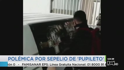 Polémica por multitudinario sepelio de alias Pupileto en Barranquilla
