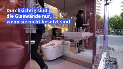 Notdurft hinter Glaswänden: Extraordinäre Toiletten in Tokio