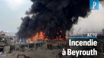 Violent incendie au port de Beyrouth, un mois après la terrible explosion