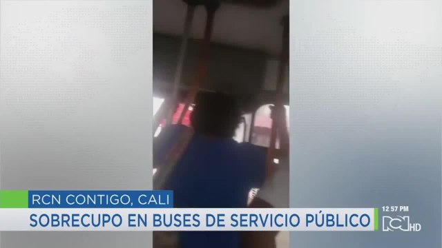 Caleños denuncian sobrecupos en el transporte público