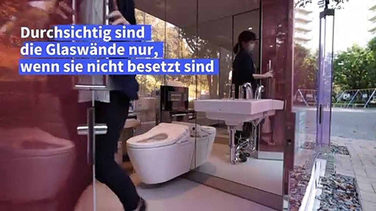 Notdurft hinter Glaswänden: Extraordinäre Toiletten in Tokio