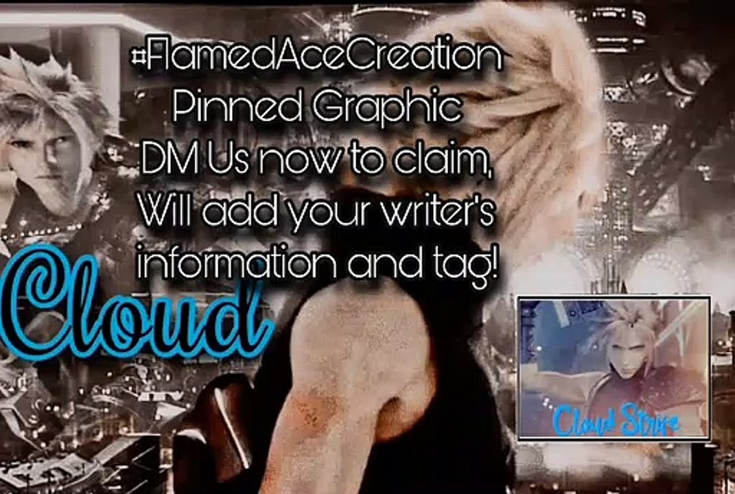 Cloud Strife - Pinned Graphic Sample