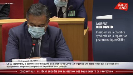 Gestion de l'épidemie : les équipements de protection en question - En séance (10/09/2020)