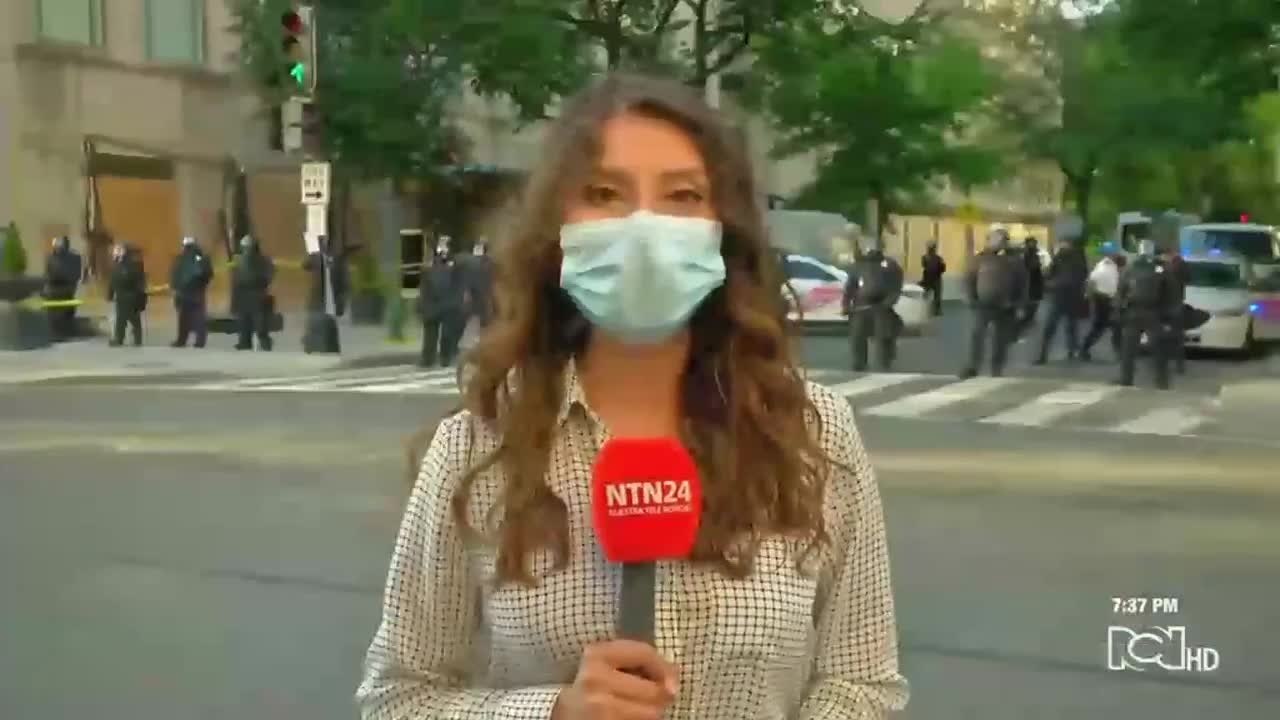 Soldados, protestas y toques de queda: la noche que le espera a EE.UU.