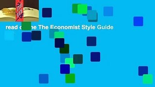read online The Economist Style Guide full