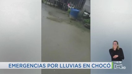 Lluvias y desbordamientos ponen en alerta a las autoridades en Chocó